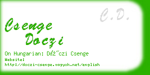 csenge doczi business card